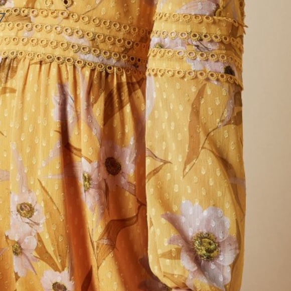 Ted Baker Cabana Yellow chiffon dress - Picture 5 of 6